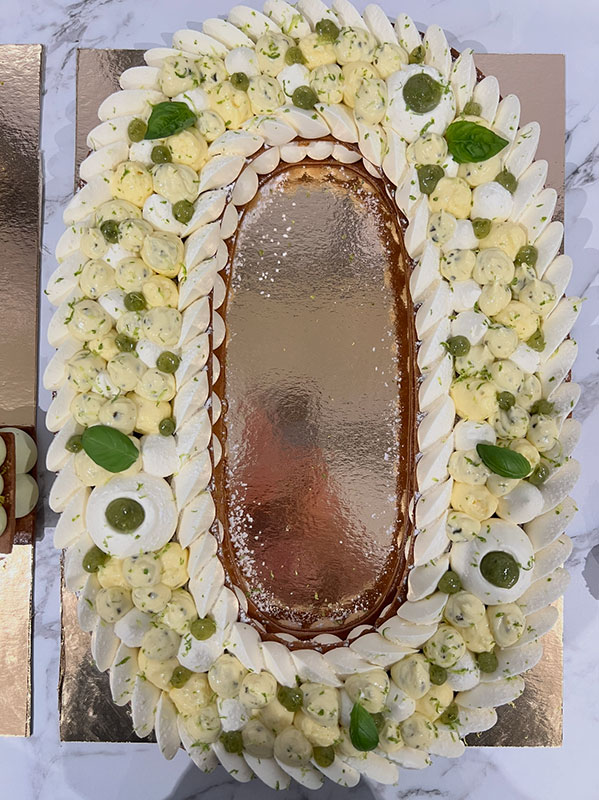 Tarte citron sésame noir